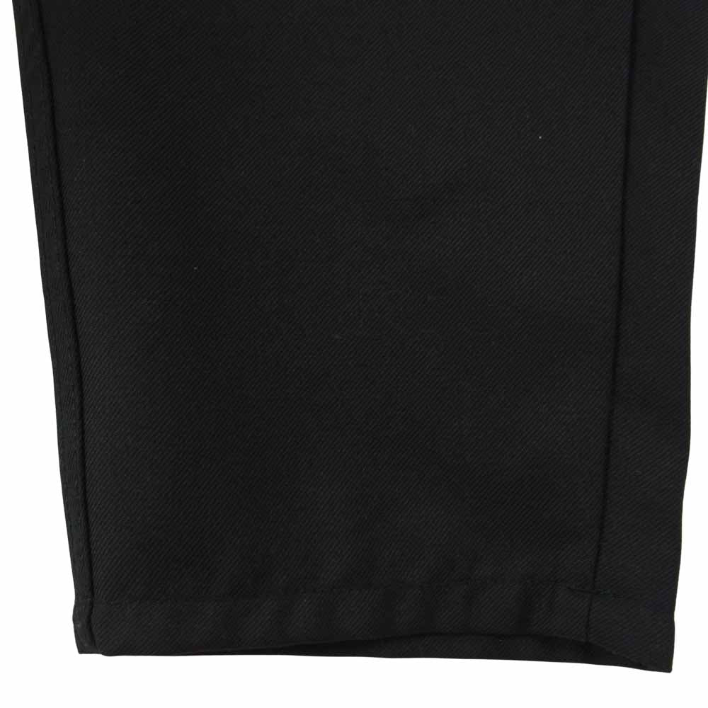 COMME des GARCONS コムデギャルソン SHIRT フランス製 18SS S26146 エステルウール クロップド テーパードパンツ ブラック系 M【中古】