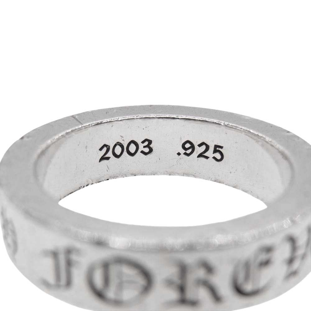 CHROME HEARTS クロムハーツ(原本無) SPACER FOREVER 6mm フォーエバー スペーサー リング シルバー系 19【中古】