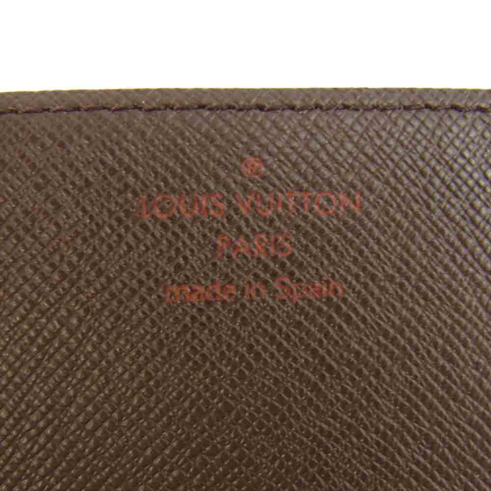 LOUIS VUITTON ルイ・ヴィトン N62920 ダミエ アンヴェロップ カルト ドゥ ヴィジット 名刺入れ カードケース ブラウン系【中古】