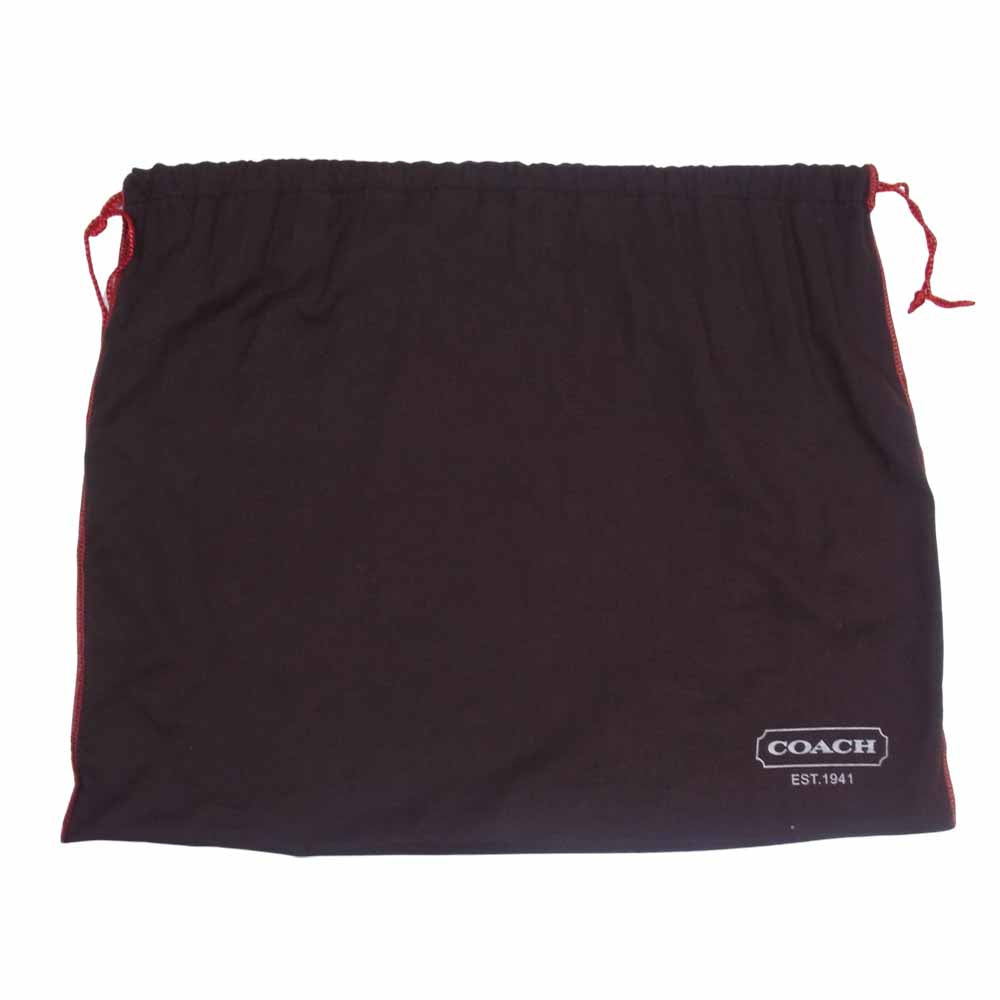 COACH コーチ レガシー レザー ショルダー バッグ ブラック系【中古】