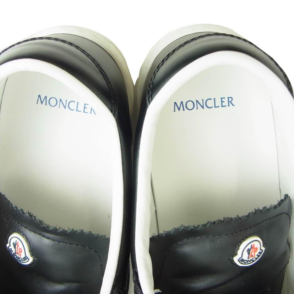 MONCLER モンクレール NEW MONACO SCARPA モナコ サイドロゴ スニーカー ブラック ブラック系 41【中古】