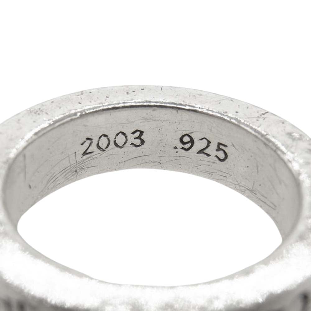 CHROME HEARTS クロムハーツ(原本無) 6mm SPACER FOREVER スペーサー フォーエバー リング シルバー系 13号【中古】