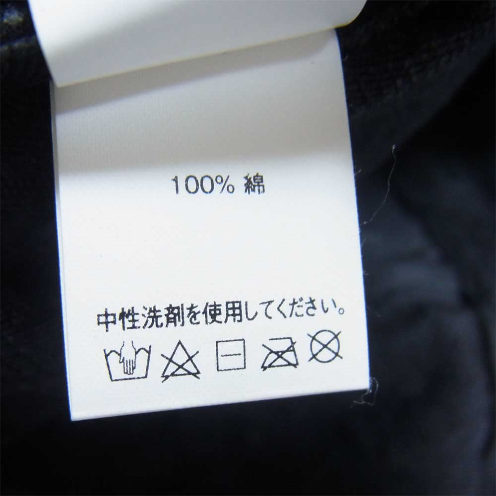 Supreme シュプリーム 21SS Frayed Logos Denim Camp Cap フレイ ロゴ デニム キャンプキャップ ブラック系 FREE【美品】【中古】