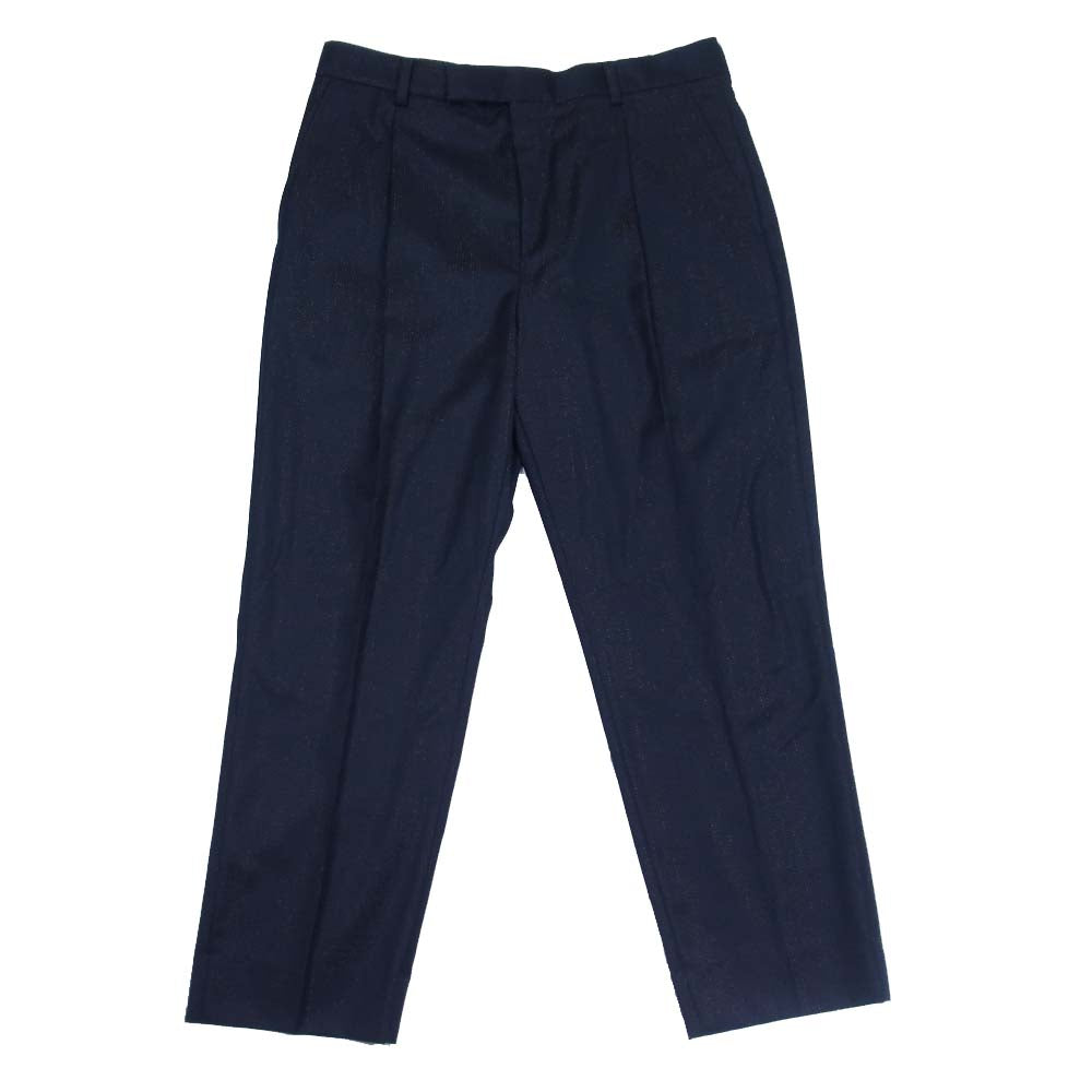 WACKO MARIA ワコマリア PLEATED TROUSERS DORMEUIL ラメ ストライプ