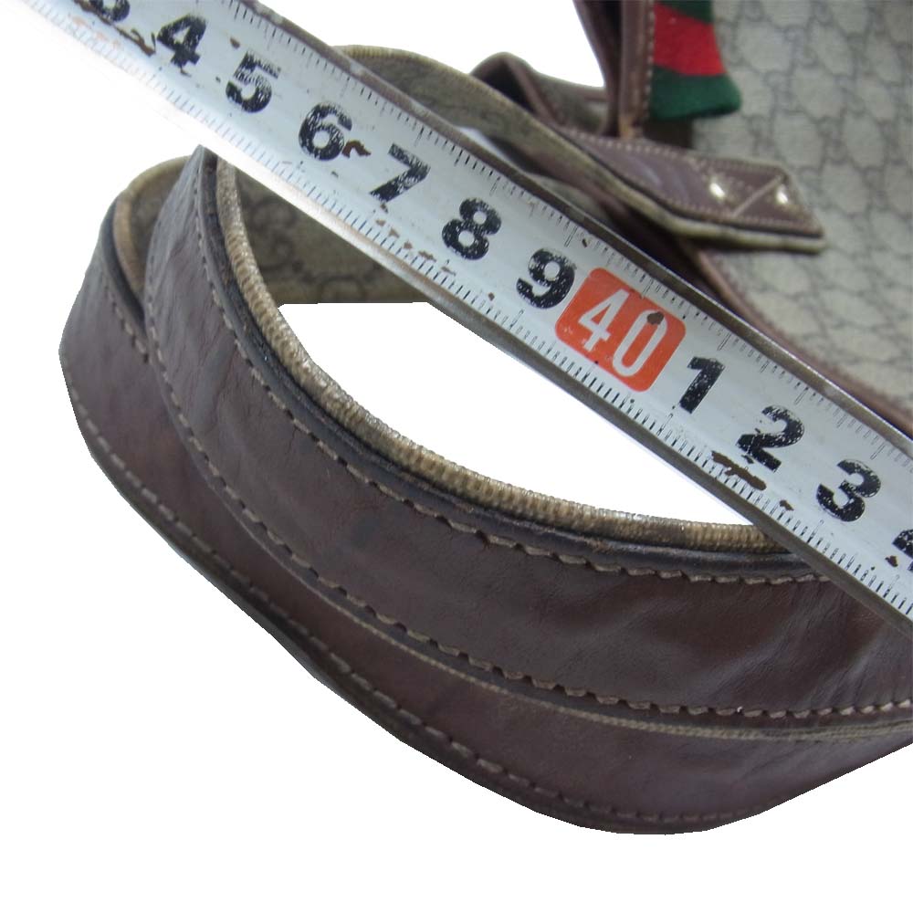 GUCCI グッチ 211135 シェリーライン GG トート バッグ ブラウン系【中古】