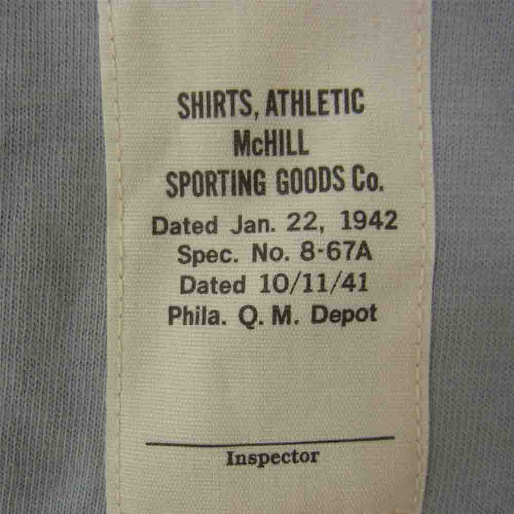 TOY'S McCOY トイズマッコイ TMC1601 MILITARY TEE BUGGS BUNNY Mighty Eighth ミリタリー バッグスバニー Tシャツ グレー系 XL【美品】【中古】