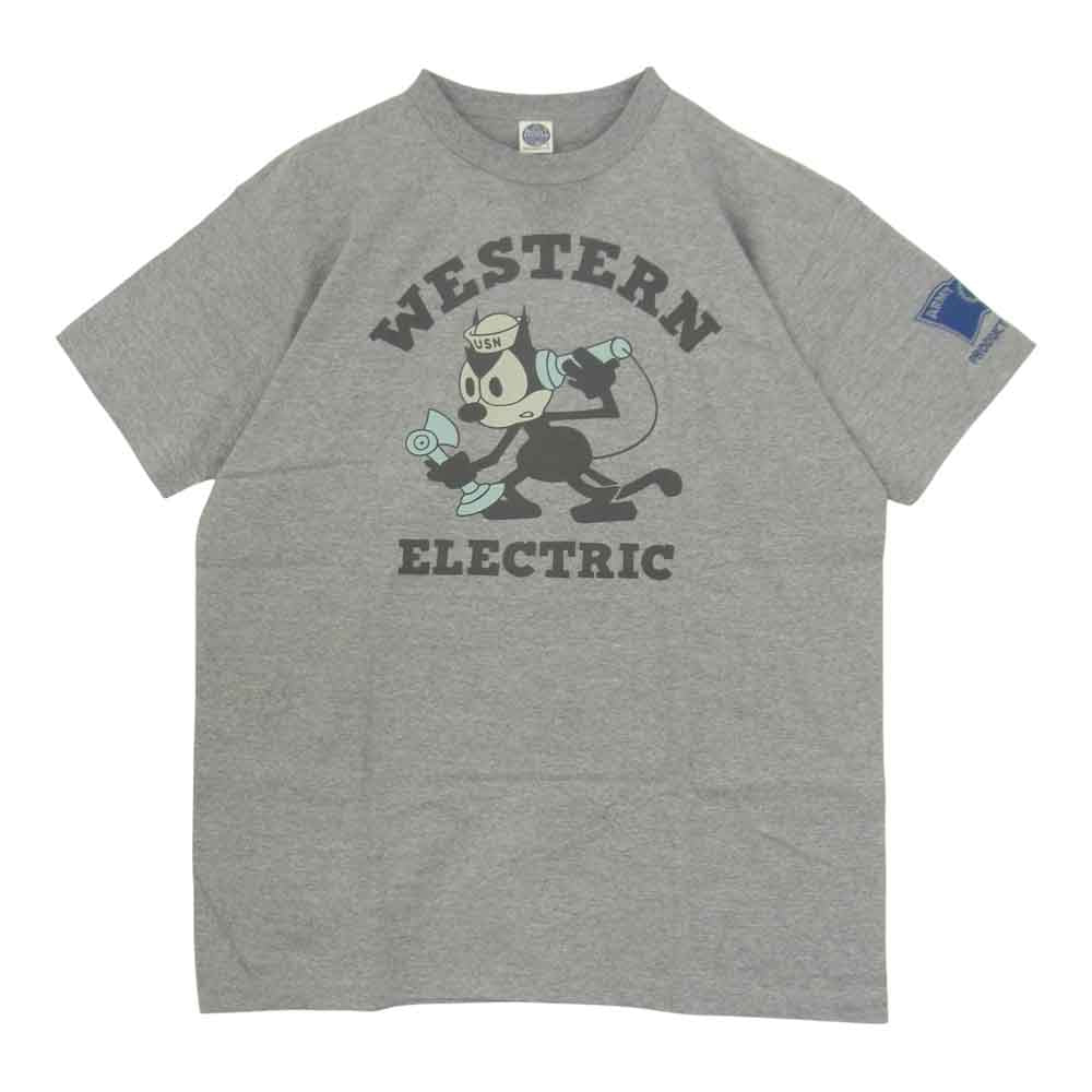 TOY'S McCOY トイズマッコイ FELIX THE CAT Western Electric フィリックス Tシャツ グレー系 XL【美品】【中古】