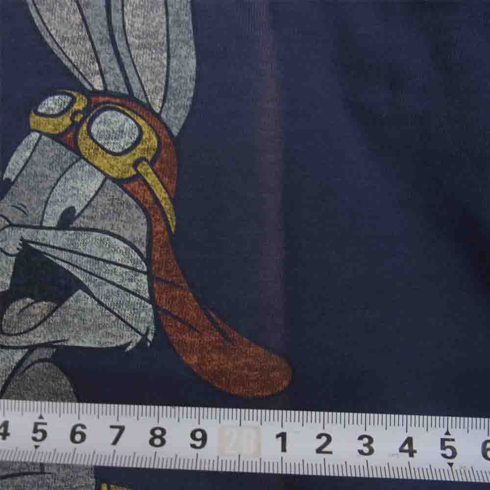 TOY'S McCOY トイズマッコイ TMC1705 ミリタリー バッグスバニー キングマン アーミーエアフィールド Tシャツ ネイビー系 XL【美品】【中古】
