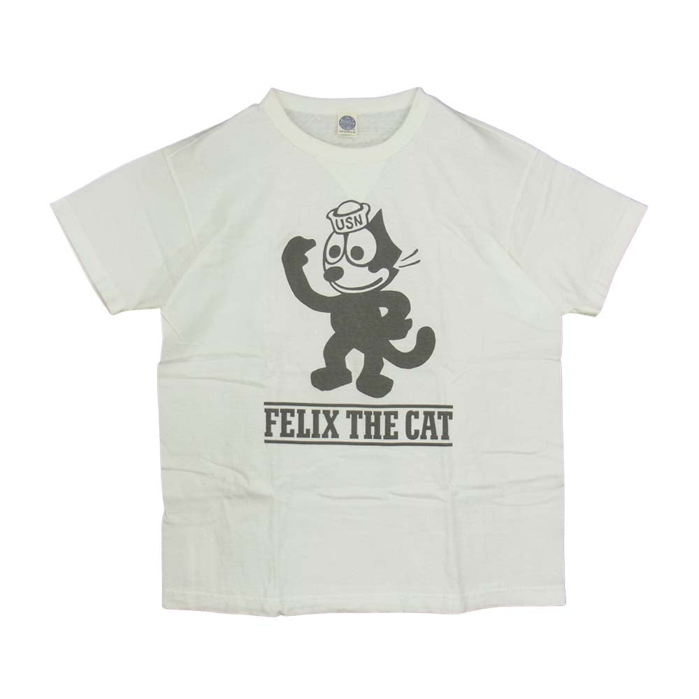 TOY'S McCOY トイズマッコイ USN Felix Tee フィリックス Tシャツ ホワイト系 XL【中古】