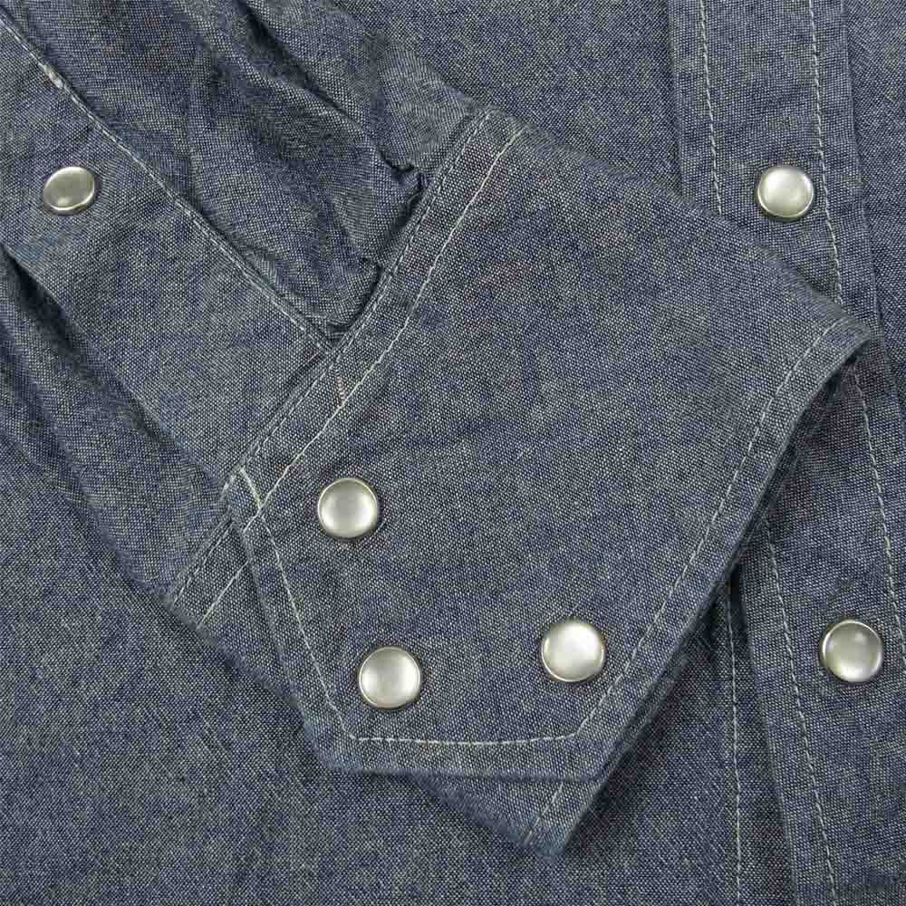 Engineered Garments エンジニアードガーメンツ Western Shirt Cone Chambray コーンシャンブレー ウエスタンシャツ インディゴブルー系 S【中古】