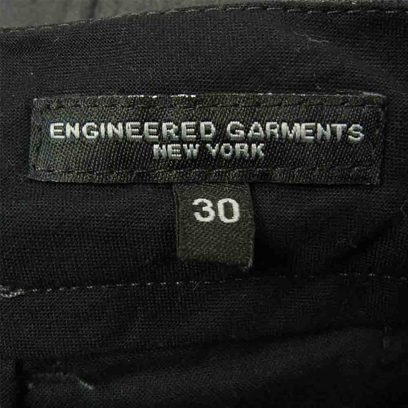Engineered Garments エンジニアードガーメンツ Cinch Pant シンチバック 裾ダブル 2タック テーパードパンツ グレー系  30【中古】