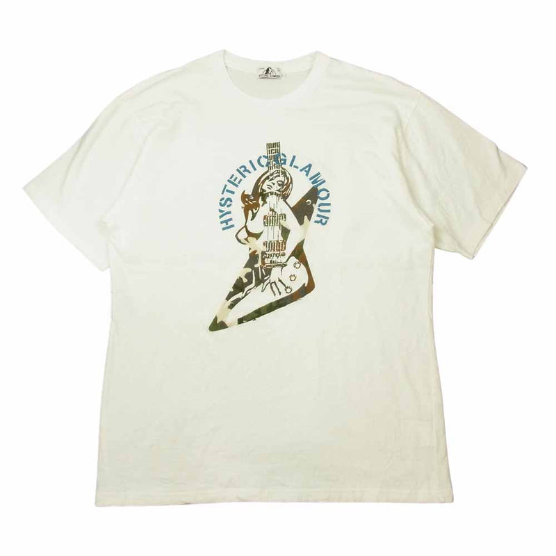HYSTERIC GLAMOUR ヒステリックグラマー 02212CT04 GUITAR GIRL ギター ...