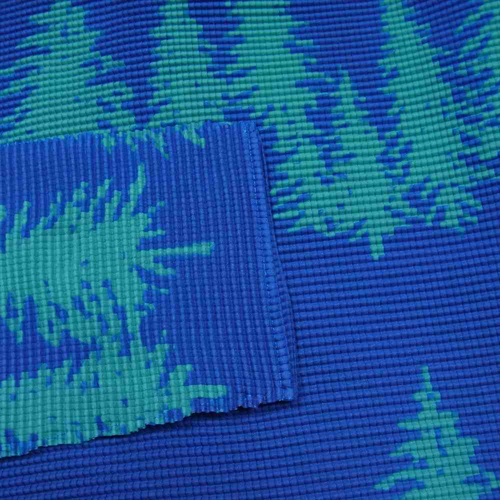 ISSEY MIYAKE イッセイミヤケ MI13FFJ671 me ミー ボックスプリーツ ボトルネック ツリー カットソー 長袖 ブルー系 FREE【美品】【中古】