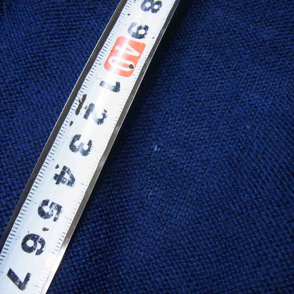 Vivienne Westwood ヴィヴィアンウエストウッド RED LBEL レッドレーベル オーブ刺繍 アーガイル ラウンドネック カーディガン ブルー×ブラウン M【中古】