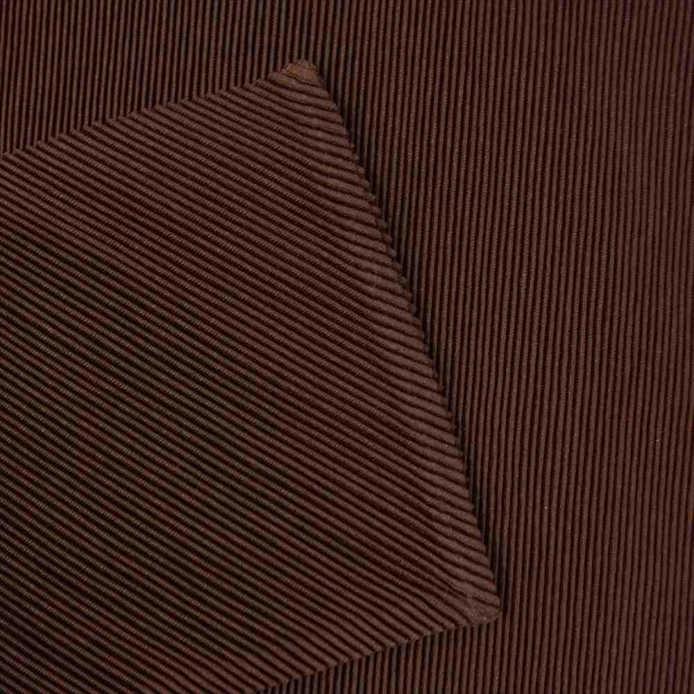 PLEATS PLEASE プリーツプリーズ イッセイミヤケ PP23-FK346 プリーツ加工 細プリーツ タートルネック カットソー 長袖 赤茶 ブラウン系 3【中古】