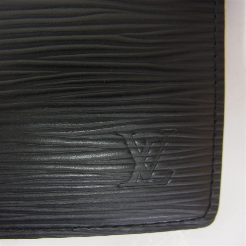 LOUIS VUITTON ルイ・ヴィトン R20202 エピ アジェンダ MM 手帳カバー ブラック系【中古】