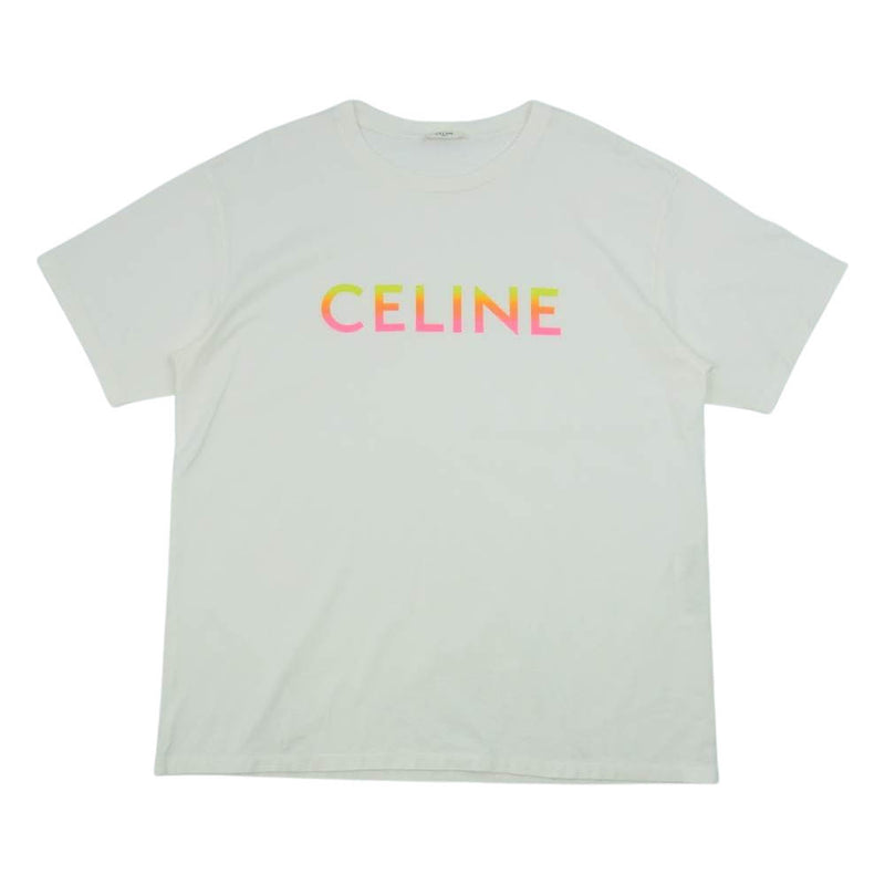 CELINE   ロゴプリントTシャツ　XL 美品