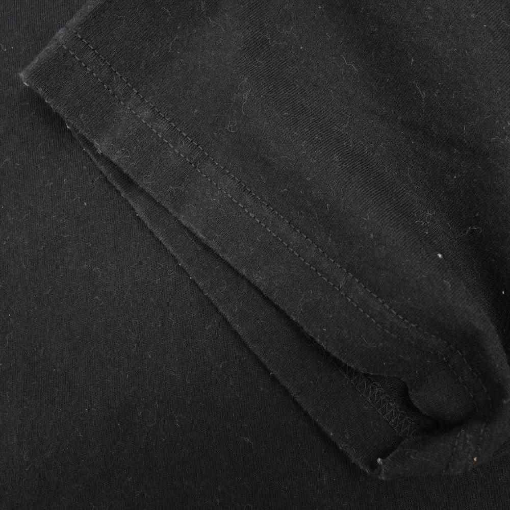 CHROME HEARTS クロムハーツ（原本無） バック セメタリー クロス プリント ポケット付 半袖 Tシャツ ブラック系 XL【中古】