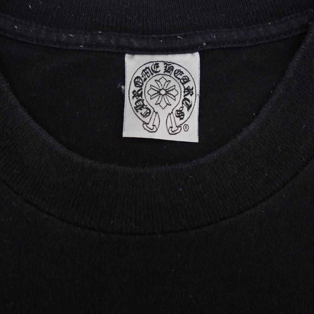 CHROME HEARTS クロムハーツ（原本無） ホースシュー バックプリント 半袖 Tシャツ ブラック系 XL【中古】