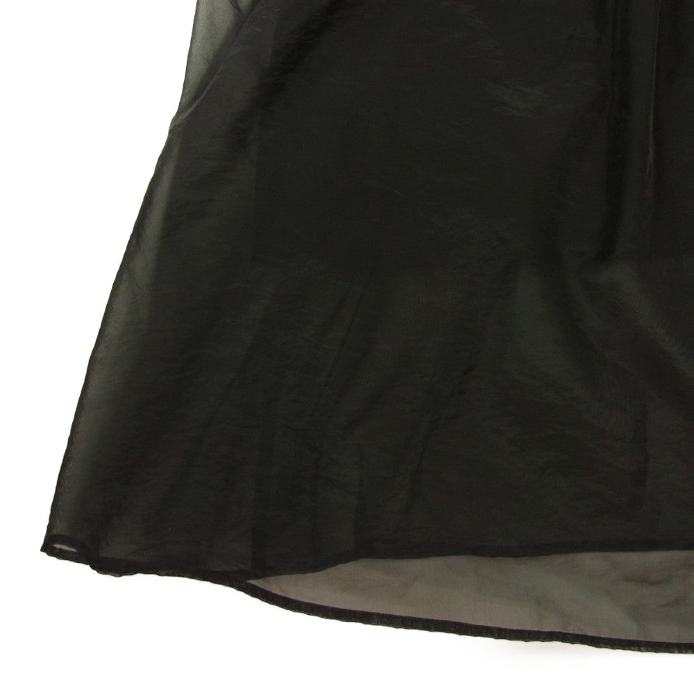 アキラナカ AP2131-BK Layered Organza long sleeves dress ブラック系 2【新古品】【未使用】【中古】