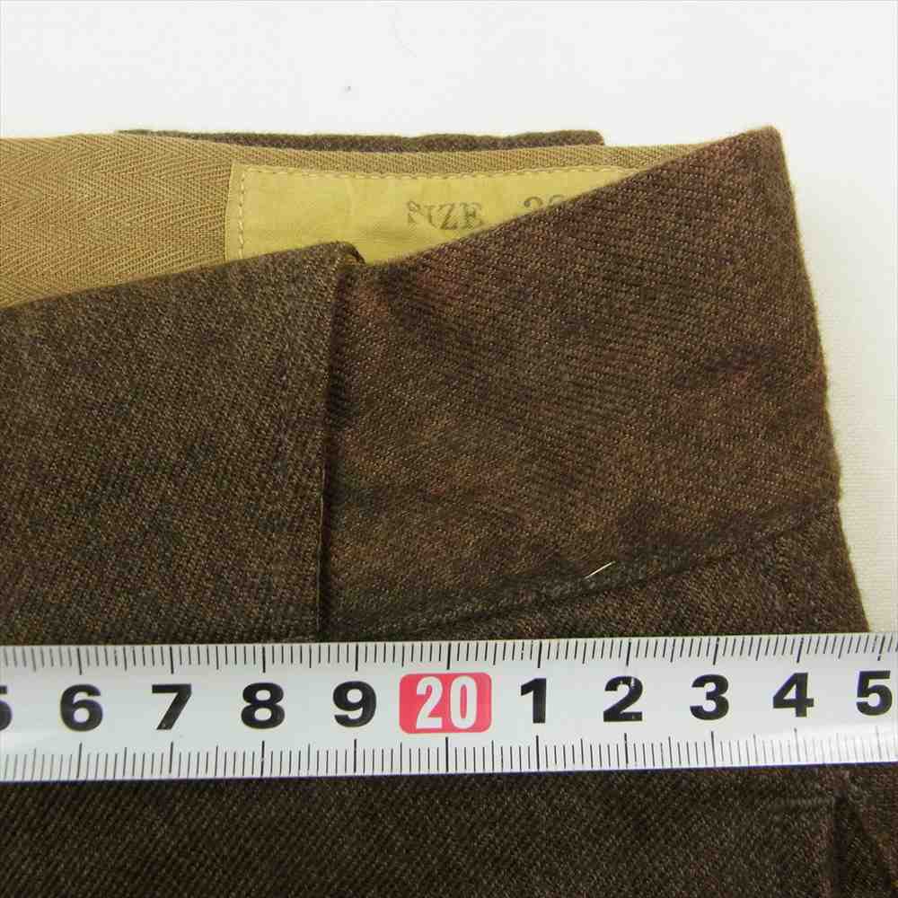 オールド ジョー ミリタリー トラウザー パンツ ブラウン系 32【中古】