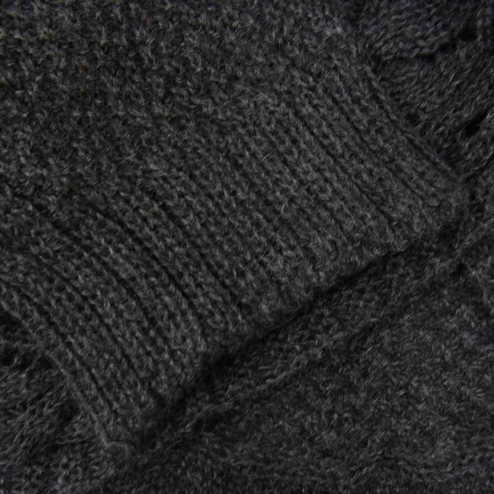 ISSEY MIYAKE イッセイミヤケ HA73KJ302 Haat ハート アルパカ リネン ニット ボレロ カーディガン グレー系 2【中古】