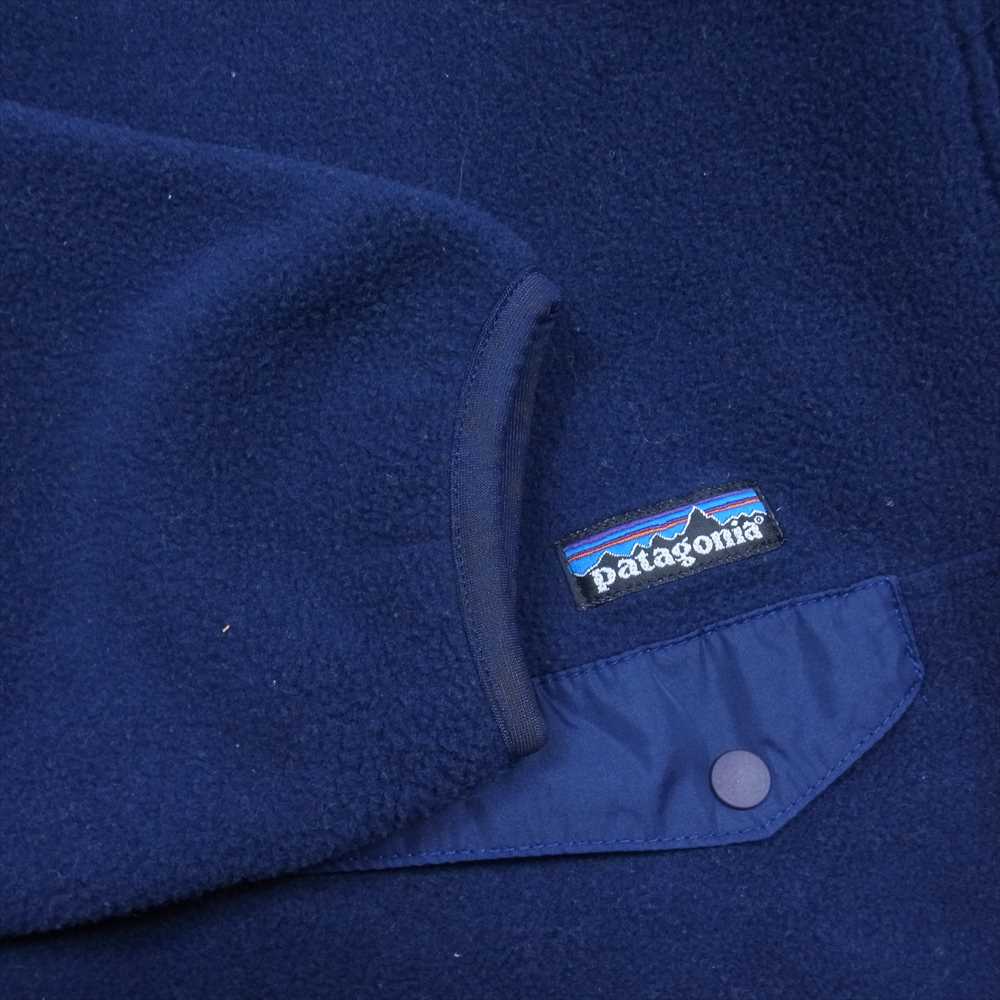 patagonia パタゴニア 97AW 25450 90s USA製 SYNCHILLA シンチラ スナップT フリース プルオーバー ジャケット ネイビー系 L【中古】