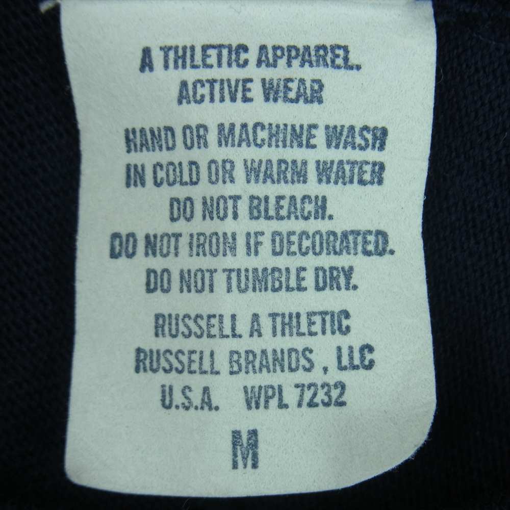 BLUE BLUE ブルーブルー russell athletic ラッセルアスレチック フットボール 半袖 Tシャツ ネイビー系 M【中古】