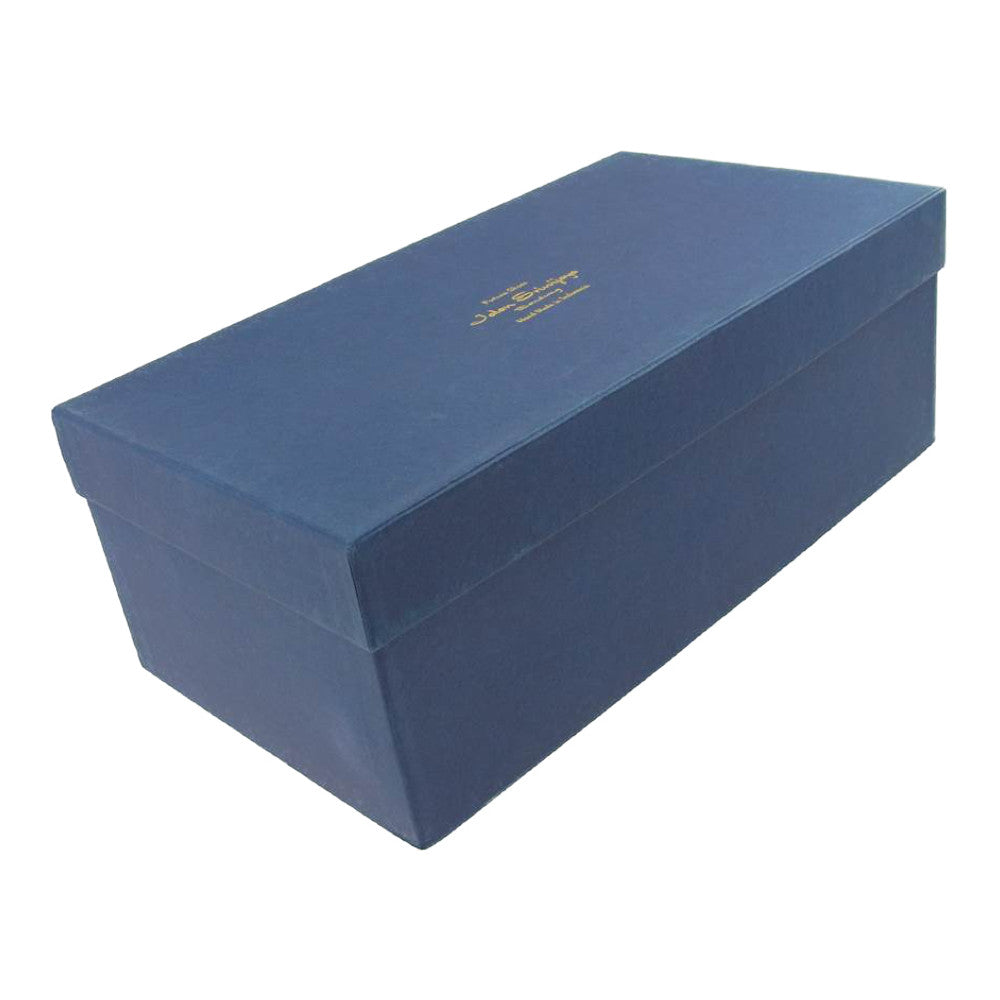 JALAN SRIWIJAYA ジャランスリウァヤ 98921 ストレートチップ サイドエラスティック レザーソール ビジネスシューズ 7 ブルー系 7【極上美品】【中古】