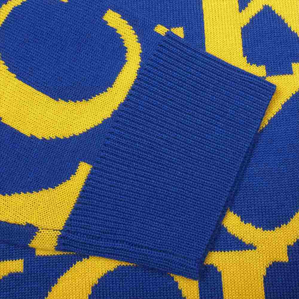 Supreme シュプリーム 20AW Fuck Sweater ファック セーター ニット ブルー系 L【美品】【中古】