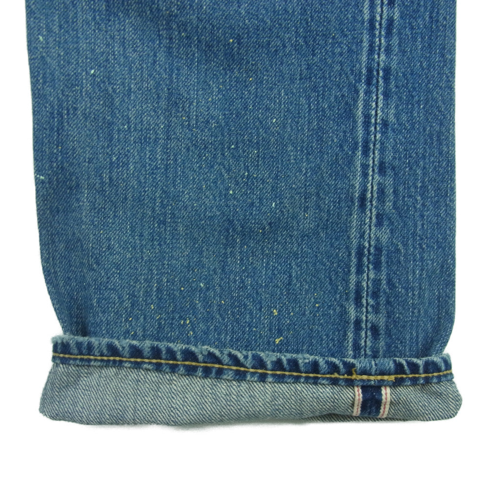 HYSTERIC GLAMOUR ヒステリックグラマー 0231AP02 PF加工 クラッシュ ペイント加工 スタッズ デニム パンツ インディゴブルー系 32【中古】