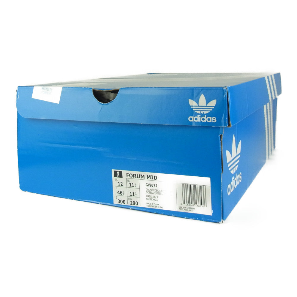 adidas アディダス GV9767 FORUM MID フォーラムミッド ブラック スニーカー ブラック系 30㎝【新古品】【未使用】【中古】