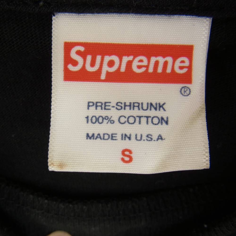 Supreme シュプリーム 21AW Shrek Tee シュレック 半袖 Tシャツ ブラック系 S【中古】