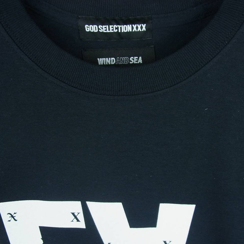 WIND AND SEA X GOD SELECTION Tシャツ　黒　S