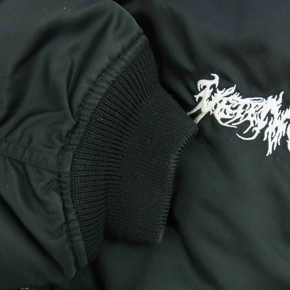 VETEMENTS ヴェトモン 16AW MH17JA12 Total Fucking Darkness Bomber Jacket TFD トータルファッキンダークネス ボンバージャケット ブラック系 M【中古】