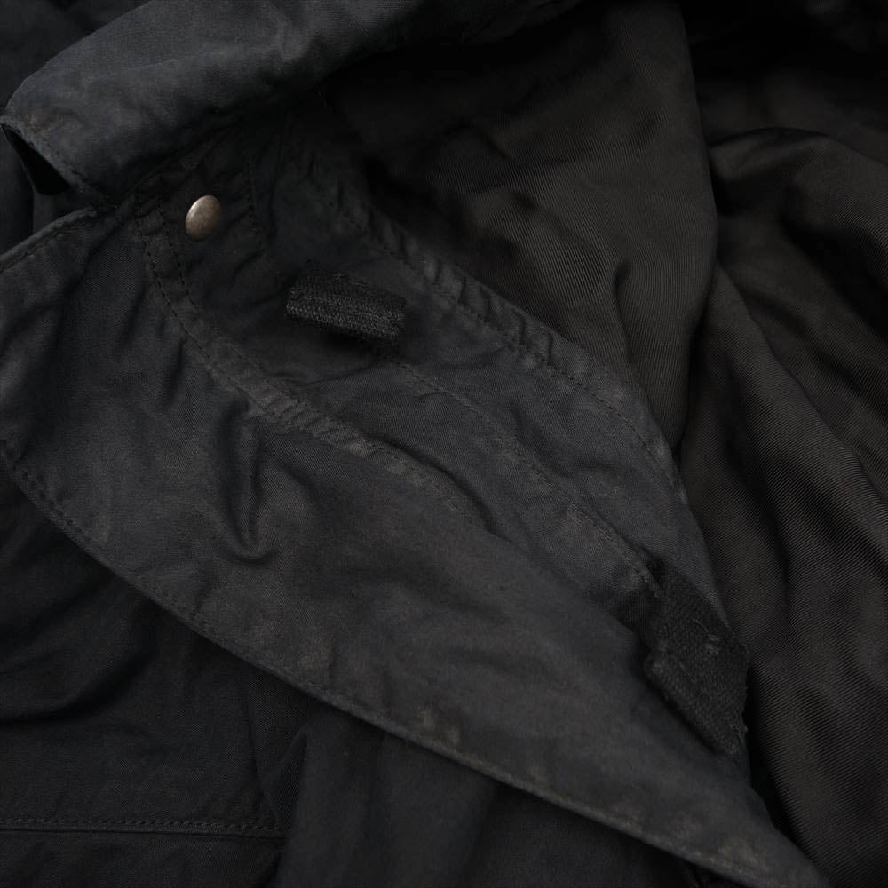 VISVIM ビズビム 22SS 0122105013019 LEVINSON FISHTAIL 泥染め フィッシュテール モッズ ミリタリー コート ブラック系 3【中古】