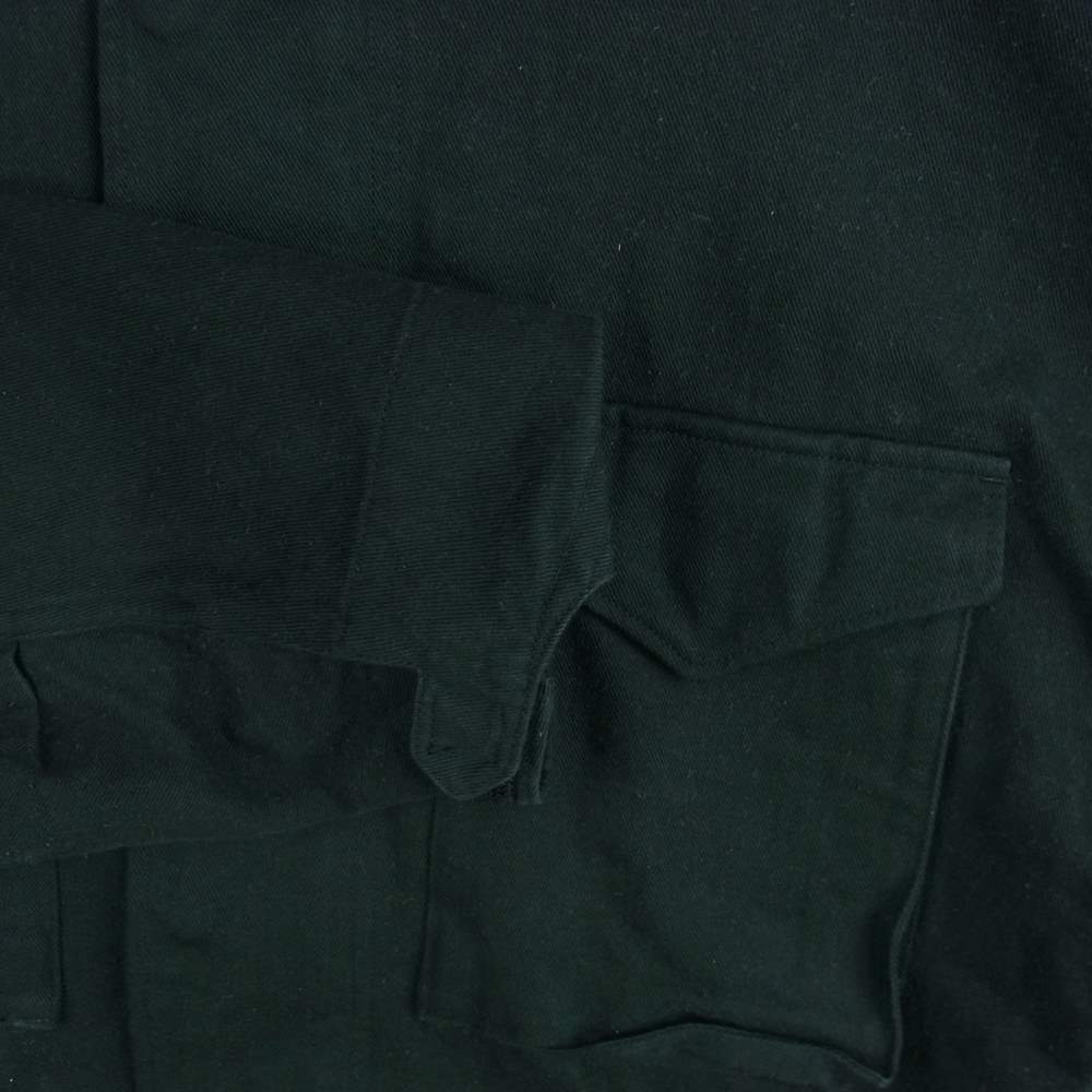 ダブレット 22SS 22ss15bl134 SILK TWILL MILITARY BLOUSON シルク ツイル ミリタリー ブルゾン ジャケット ブラック系 M【中古】