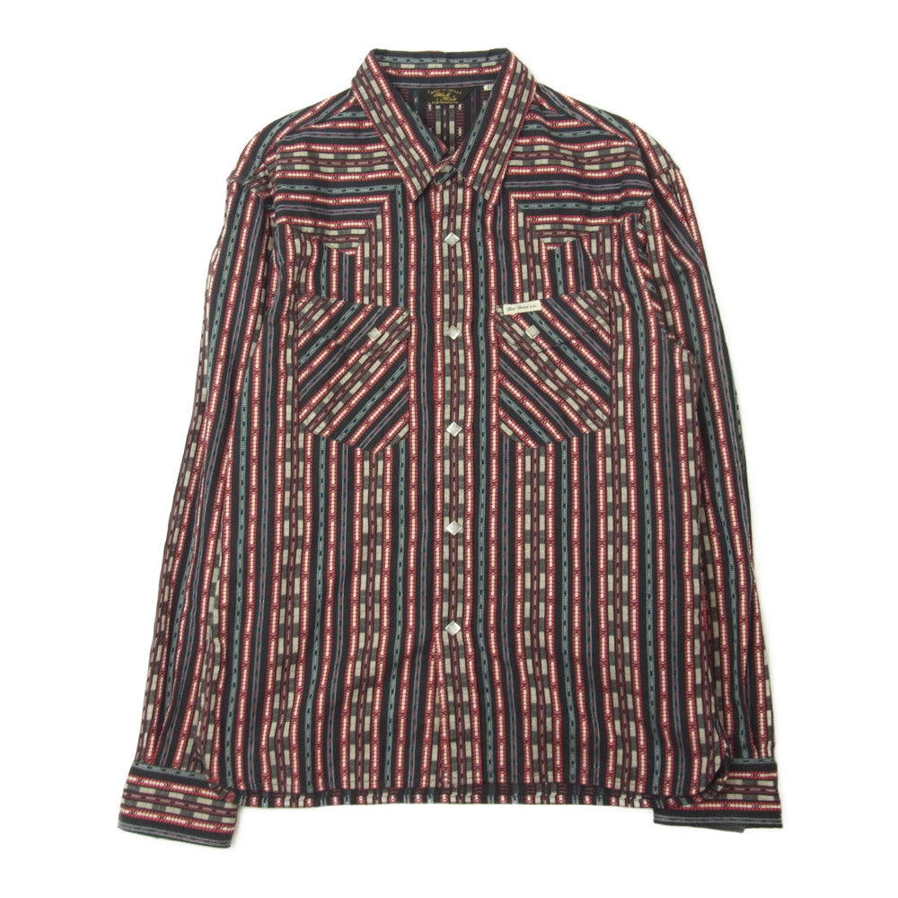 THE FLAT HEAD ザフラットヘッド Black Mint ウエスタン シャツ マルチカラー系 40 中古