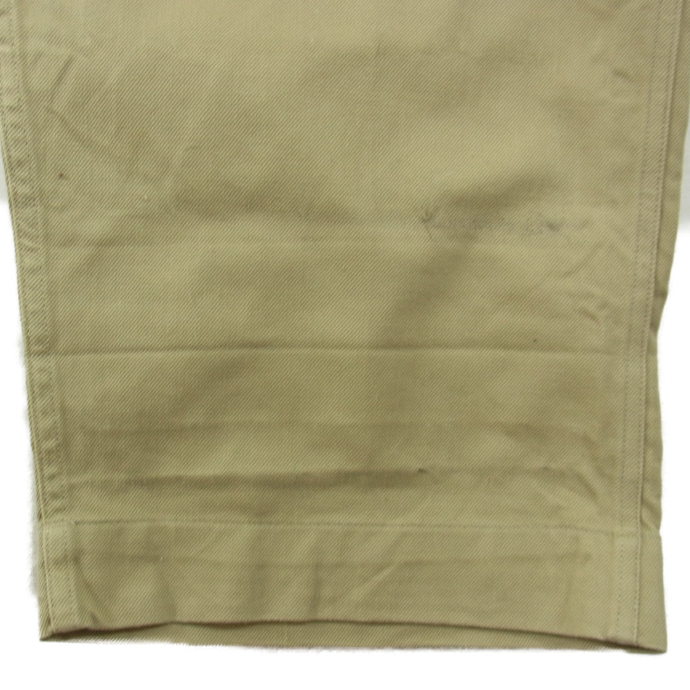 フランス軍 ヴィンテージ M-52 チノ トラウザーパンツ スタック チノ パンツ ベージュ系 44【中古】
