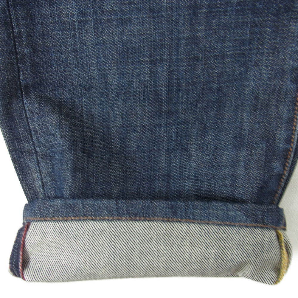 EVISU エヴィス 2008 №3 31×32 ボタンフライ デニム パンツ インディゴブルー系 31【美品】【中古】