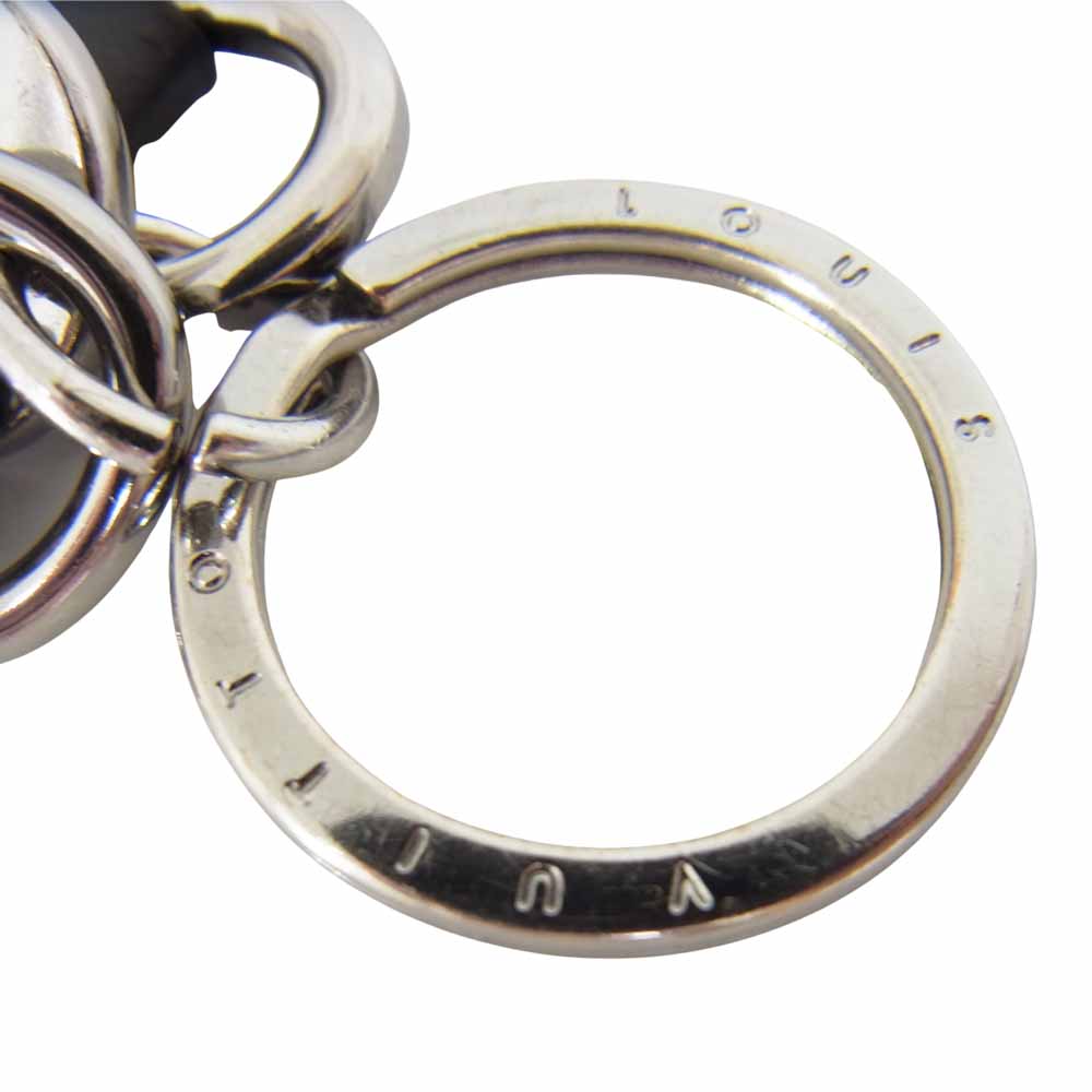LOUIS VUITTON ルイ・ヴィトン M61950 モノグラムエクリプス ポルトクレ ドラゴンヌ キーホルダー キーリング ブラック系【中古】