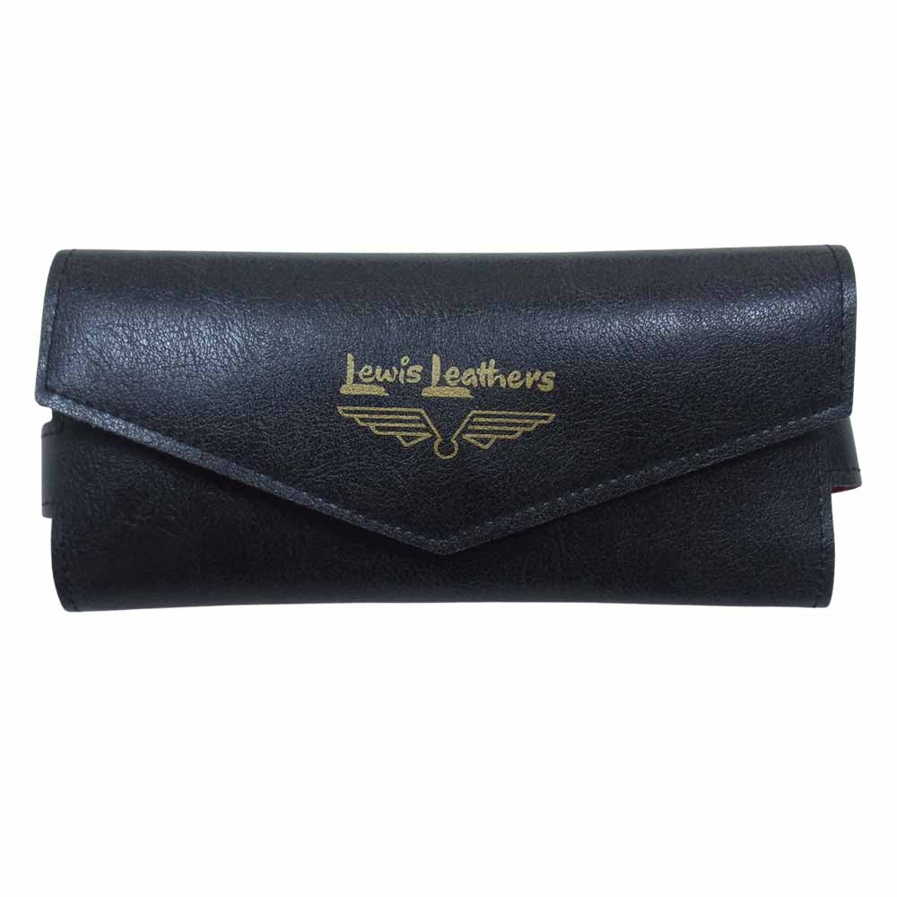 Lewis Leathers ルイスレザー × EFFECTOR エフェクター BUD GANZ バッドギャンズ サングラス アイウェア 眼鏡 ブラック系【美品】【中古】