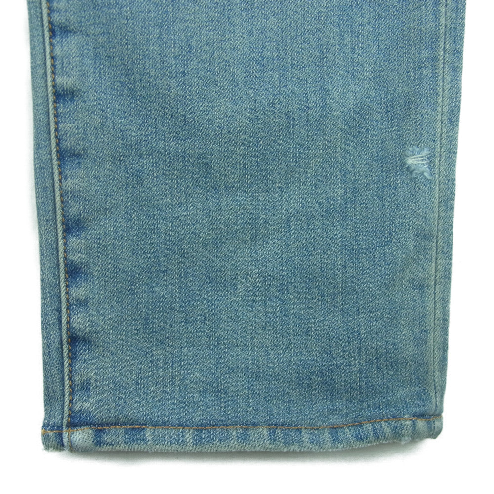 アミリ ダメージ加工 ストレッチ デニム パンツ コットン アメリカ製 インディゴブルー系 36【中古】