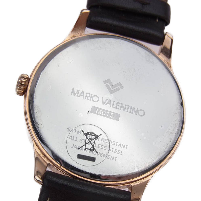 MARIO VALENTINO マリオ・ヴァレンティノ M015 クォーツ 腕時計 ブラウン系【中古】