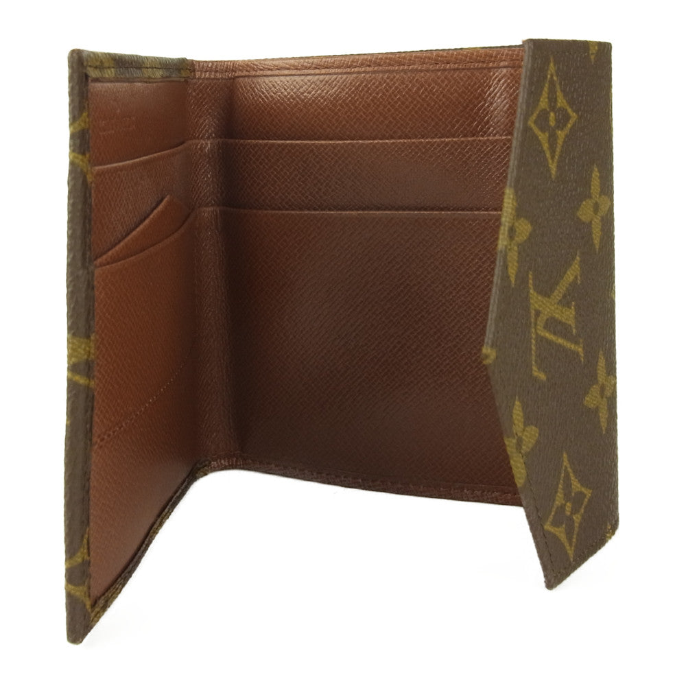 LOUIS VUITTON ルイ・ヴィトン M61660 モノグラム ポルトモネビエ カルトクレディ Wホック 財布 ブラウン系【中古】