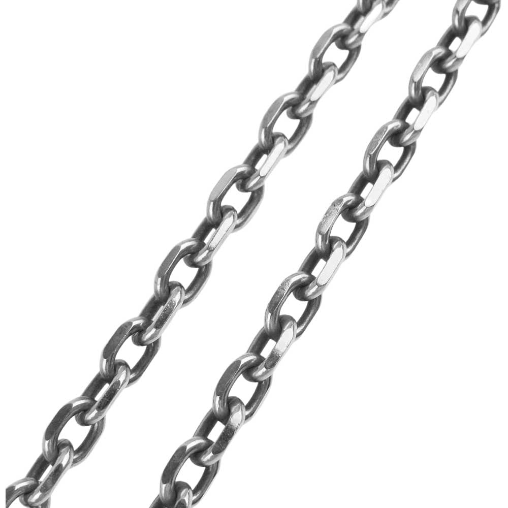 WINGROCK ウィングロック K18 メタル付き ホイール フック ネックレス シルバー系【中古】