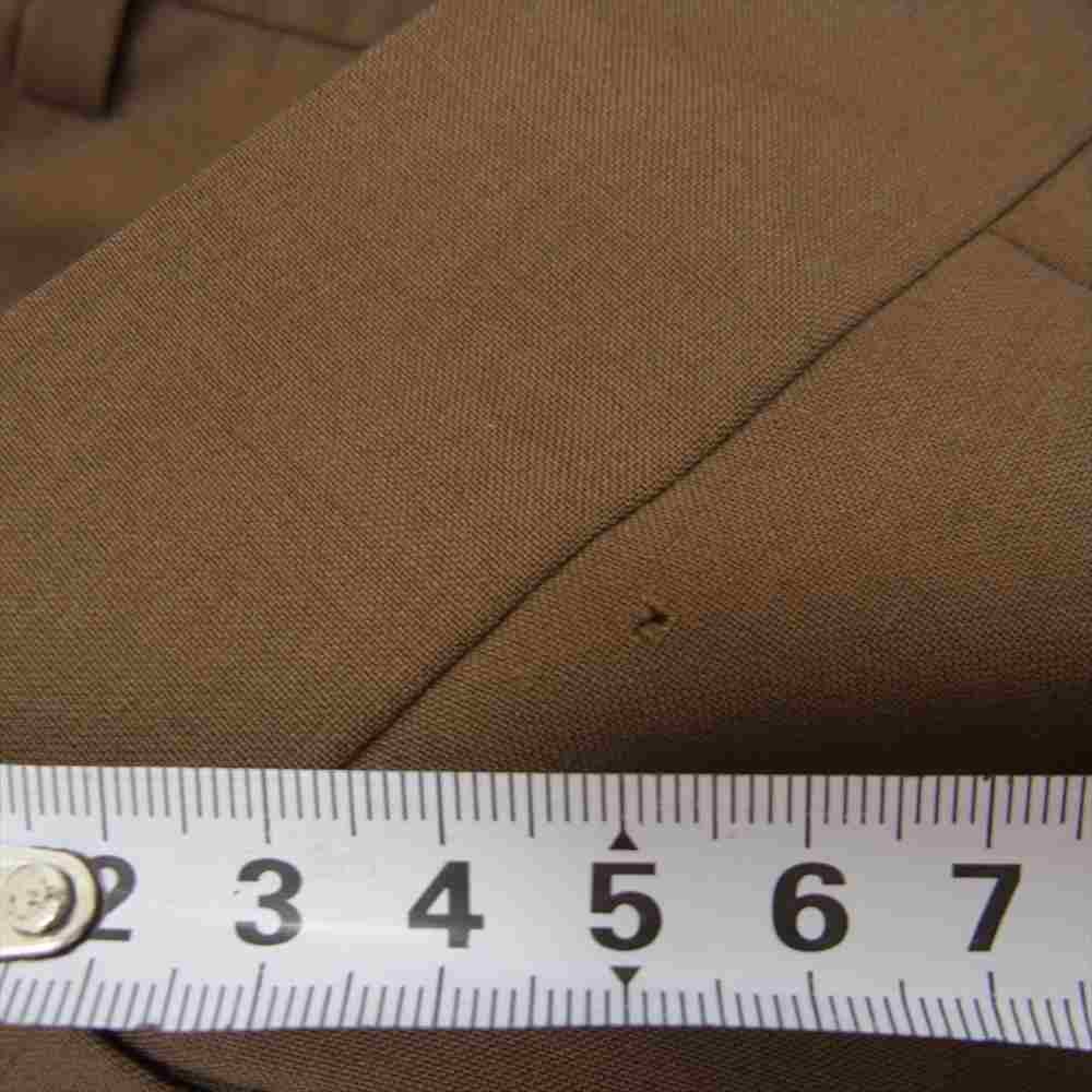 WACKO MARIA ワコマリア × Ermenegildo Zegna エルメレジルド ゼニア ウール トラウザー スラックス パンツ ブラウン系 L【中古】