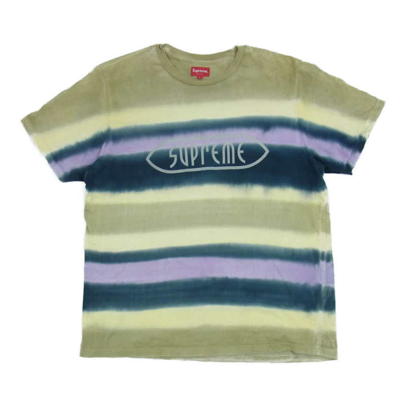Tシャツ/カットソー(半袖/袖なし)Supreme 19ss  Rainbow Stripe Tee