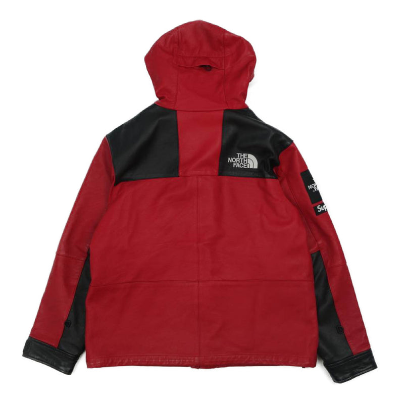 Supreme×THE NORTH FACE レザーキャップ　RED