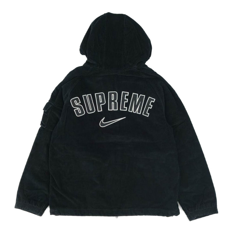 Supreme シュプリーム 22SS nike arc corduroy hooded jacket black